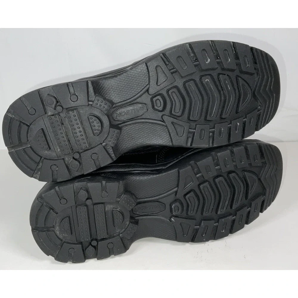 NIB Men's Nortiv8 Trooper Tactical Work Boots w/ Toe Cap & Side Zip‎ Black 6.5